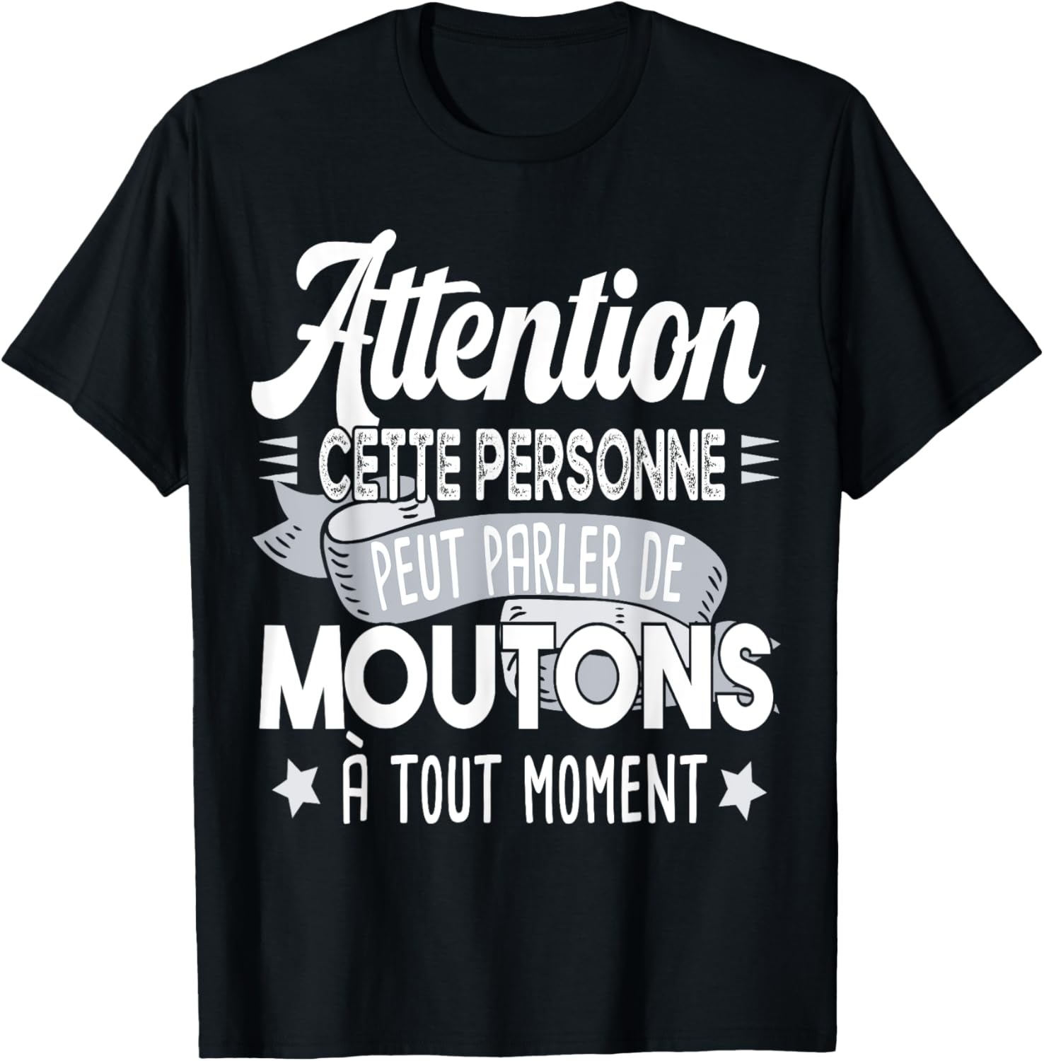 Brebis Mouton Agneau Laine Fermier Fermière Cadeau Humour T-Shirt